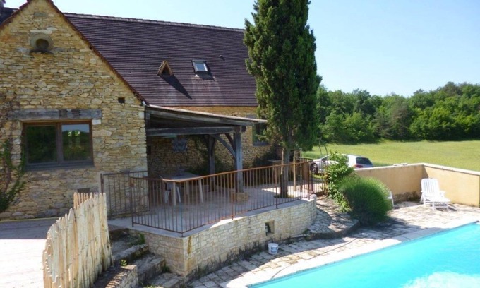 Saint-Amand-de-Coly House | Oléandre is a charming vacation home with private pool.