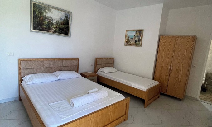 Ksamil Apartment | Olympia Triple Room – Cozy & Central Stay for 3 Guests