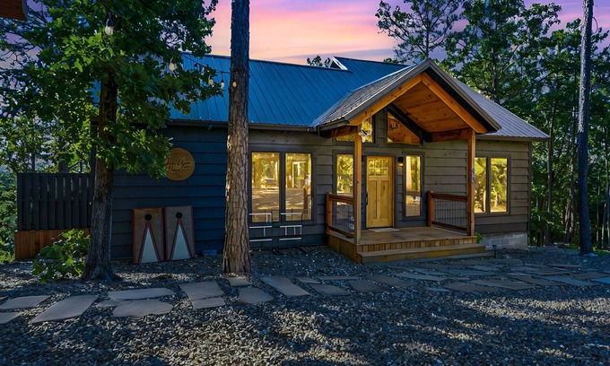 Broken Bow Cabin | Once Upon A View! Hot Tub, Firewood, Views!