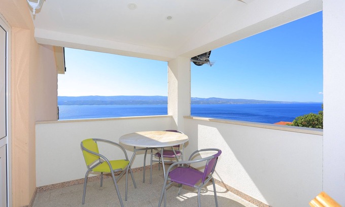 Stanici Apartment | One bedroom apartment with terrace and sea view Stanići, Omiš (A-17894-d)