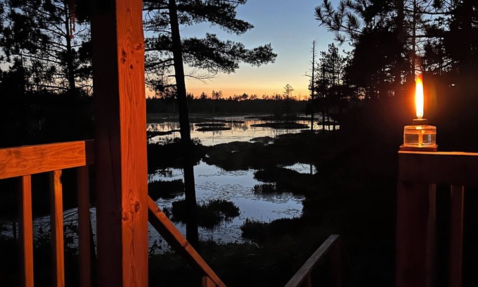 Newberry Cabin | ORV/ATV/4x4 access only. REMOTE. Camping in a cabin. RUSTIC.