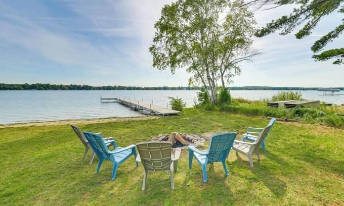Gaylord House | Otsego Lake Escape (Lakefront w/dock, skiing, snowmobiling)