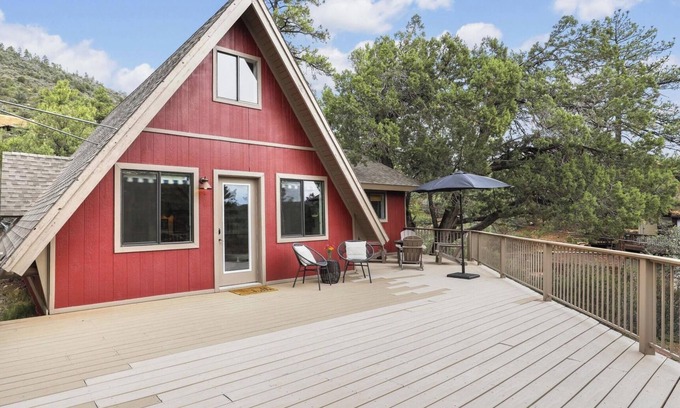 Strawberry Cabin | Our Strawberry A-Frame 🍓 @strawberryaframe