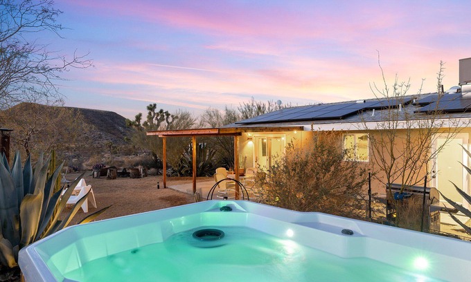Yucca Valley House | Outpost Projects; Hot Tub, Art, Stars, and Views