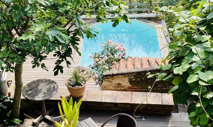 Montauban House | Outstanding! Atypical townhouse in the heart of town with swimming pool and garden