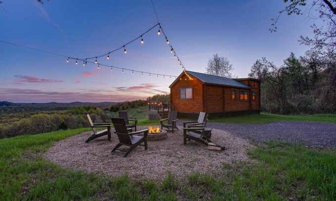 Brookville Cabin | Panoramic Paradise | Amazing Views, Hot Tub, Cozy Cabin Getaway
