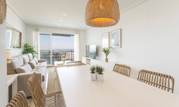 Grau i Platja Apartment | Panoramic Sea Views. Family Getaway To The Beach!