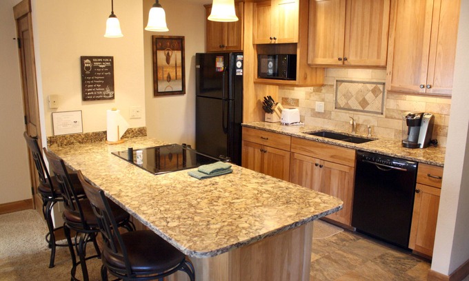 Historic District Condo | Park Place #C-104: Cozy - Close to Town and Lifts - Pool and Hot Tub Access