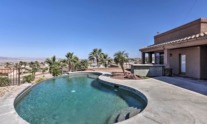 Lake Havasu City House | Patio + Lake Havasu View: Scenic Gated Retreat!