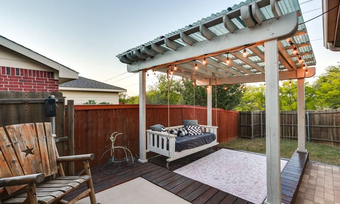 Denton County House | Patio, Pergola & Pool Access: Aubrey Retreat!
