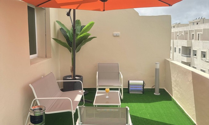 Gueznaia Apartment | Peaceful 2-bedroom apartment with terrace in Tangier , mountains panoramic view