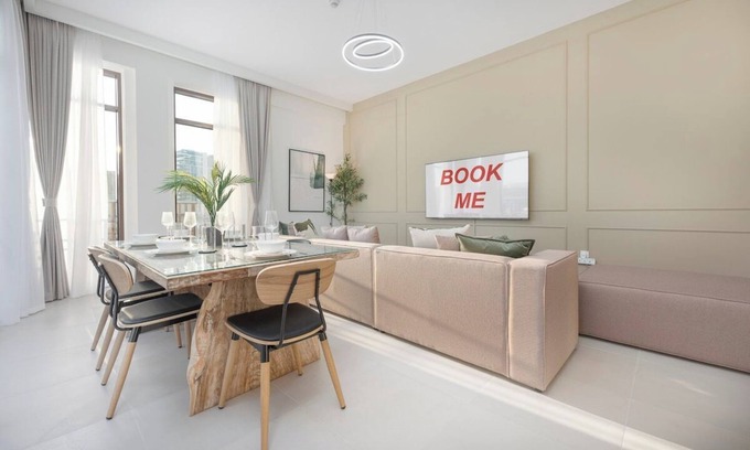 Dubai Apartment | Peaceful 4-Bedroom, Bright Kitchen Space in Dubai Creek Harbour