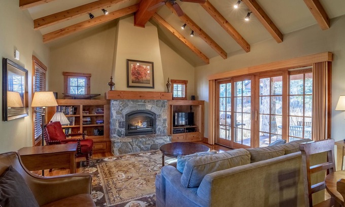 Tamarack Resort House | Peaceful Cottage with Private Hot Tub