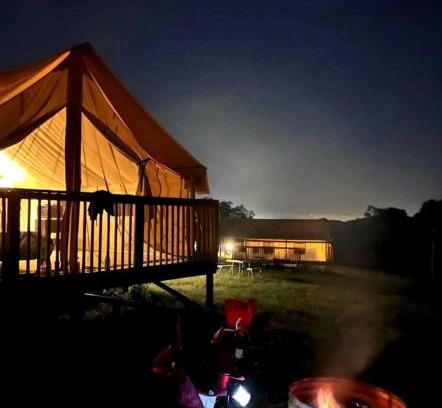 Logan Other | Peaceful Tented Cabin with Fire Pit and Fantastic Sights in Logan, Ohio