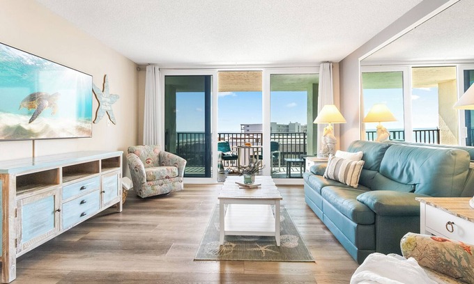 Port Canaveral Condo | Penthouse Cape Winds 509 - On the beach with ocean views!