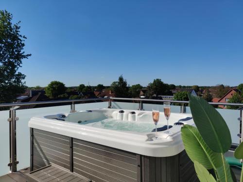 Region Hannover District Apartment | Penthouse mit Whirlpool im Herzen von Niedersachsen
