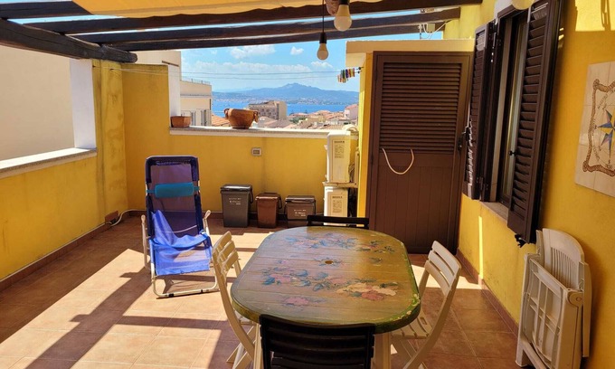 La Maddalena Apartment | PENTHOUSE WITH TERRACE OVERLOOKING PALAU, 5 MINUTES WALK FROM THE CENTER