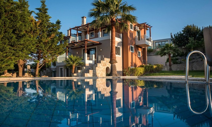 Xamoudochori Villa | Perfect TWO-FAMILY Luxury Villas with Private Pool, View, Garden & Top Service