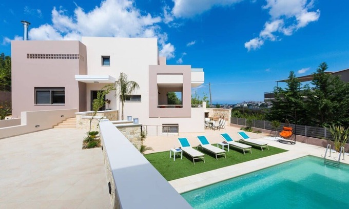 Daratsos Villa | Peris Luxury Villa In Chania, Private Pool
