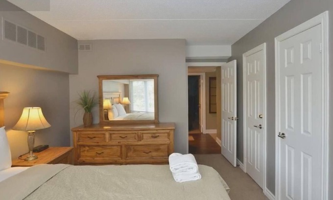 The Blue Mountains Condo | Pet friendly, ground floor condo, steps to the Village