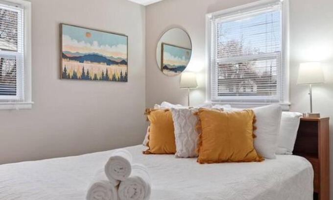 Rapid City House | Pet Friendly Large Fenced Backyard Covered Patio