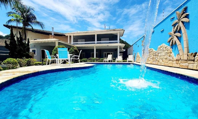 Praia dos Sonhos House | Piscina Aquecida, 5 suítes, Bilhar, Varanda Gourmet, 100mts mar