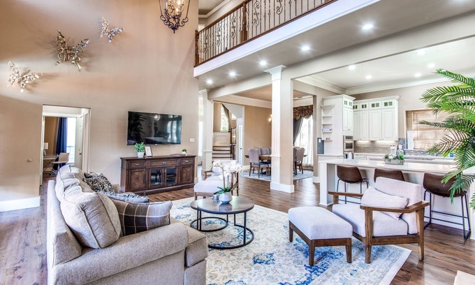 Plano Villa | Plano Luxury with Pool, Theater Room, & Game Room