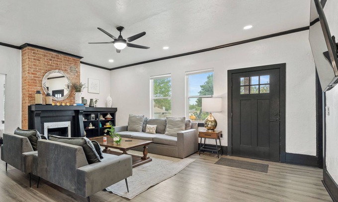 Central Oklahoma City House | Plaza District 6BR Home | Kitchen + Laundry, Foosball, Parking #15