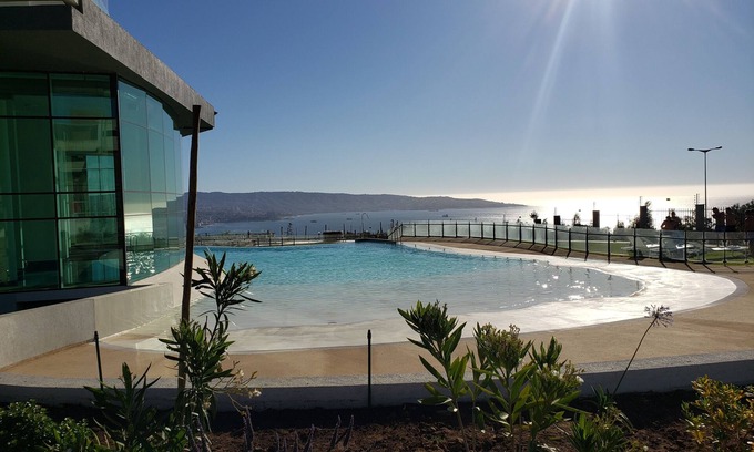 Renaca Apartment | Pool, Heated pool. Reading room. Meeting room. Yoga room Gym Game room
