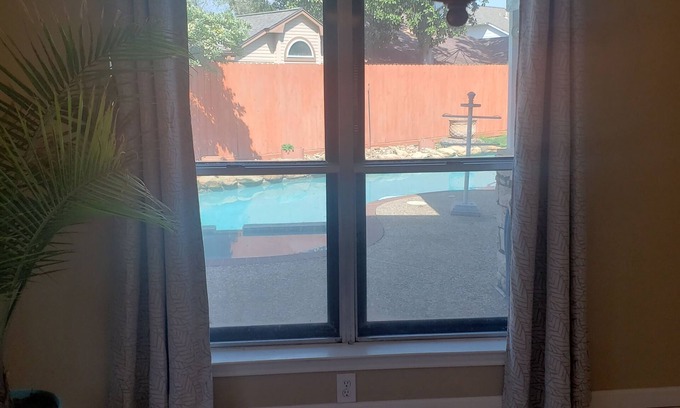 Pecan Grove House | Pool w/waterfall, 4-bedroom house in charming Richmond 25 mins to MD anderson