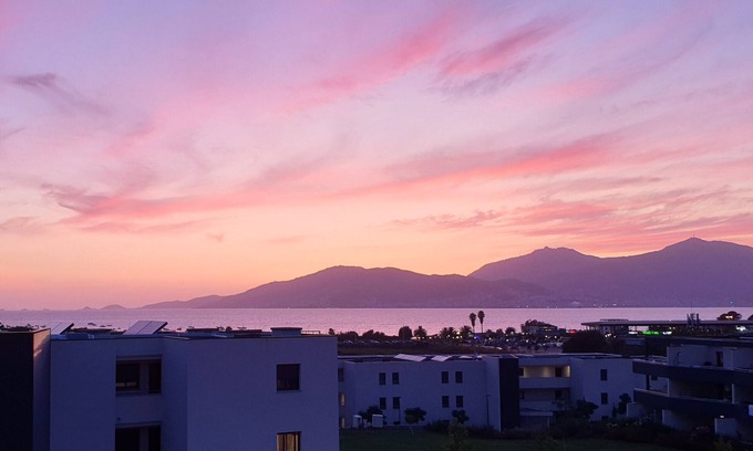 Grosseto-Prugna Apartment | Porticcio, T2, sea view, new, air conditioned .
