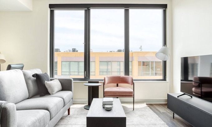 Columbia Heights Apartment | Premium 14th Street 1BR w/ Gym, Pool & W/D, walk to Metro, by Blueground