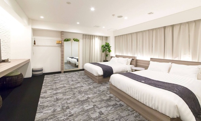 Suminoe House | Premium corner twin room without meals plan / Osaka Ōsaka