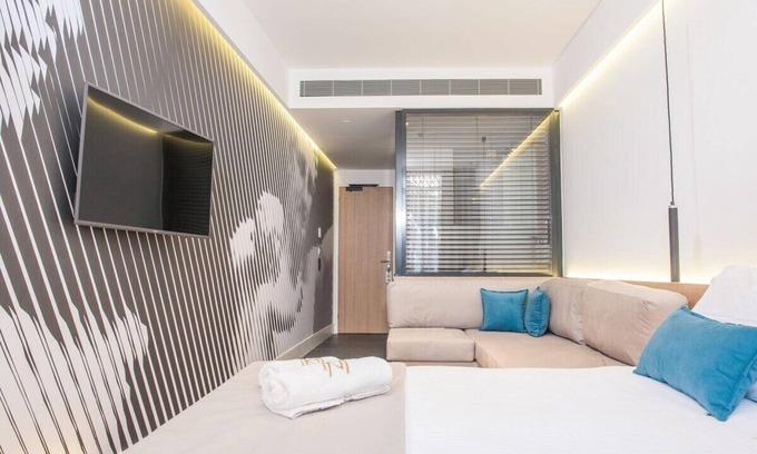 Monastiraki Apartment | Premium Room City View with King & Sofa Bed