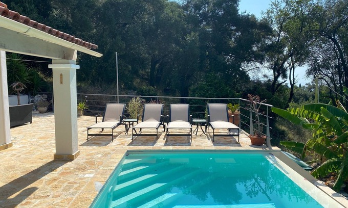 Agios Markos Villa | PRESTIGE VILLAS 'Tree Tops' - North East Coast Villa with infinity pool.