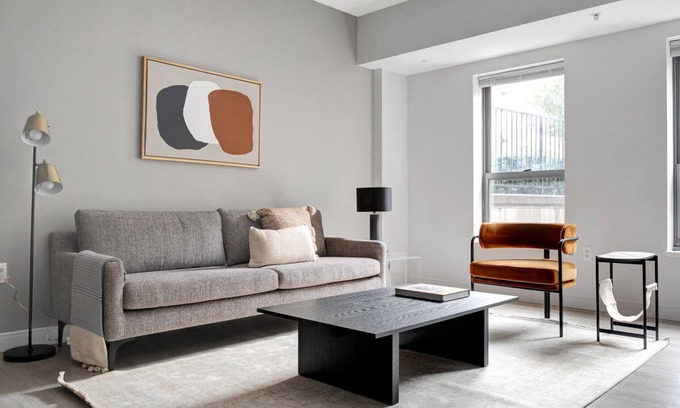 South of Washington Apartment | Prime South End 1BR w. Gym near restaurants and BUMC, by Blueground