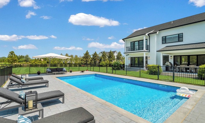 Mattituck House | Pristine new construction in the heart of the North Folk, just under an.
