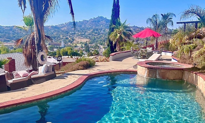 Spring Valley House | Private 2 Level Backyard Oasis Pool/Spa, and Mountain View’s