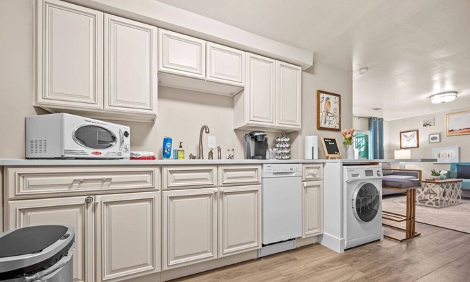 St. Charles Apartment | Private Basement Retreat with Hot Tub