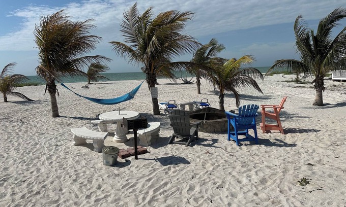 North Captiva Cabin | Private beach oasis - 2-minute walk to the ocean! w/Golf Cart & Club Access