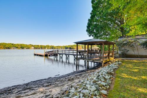 Mayhew House | Private Dock and Beach! Lake Norman Cottage Hideaway