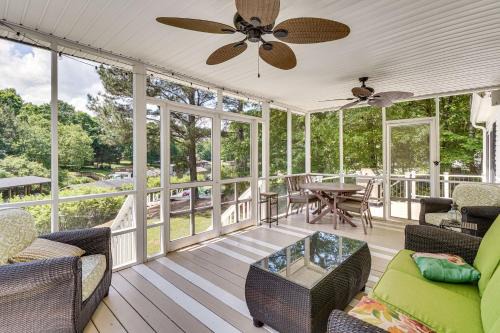Henrico House | Private Dock and Fire Pit Serene Lake Gaston Escape