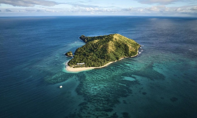 Yasawa Island House | Private Fijian Island. Concrete and Glass Modern Home. Come surf, sun and play