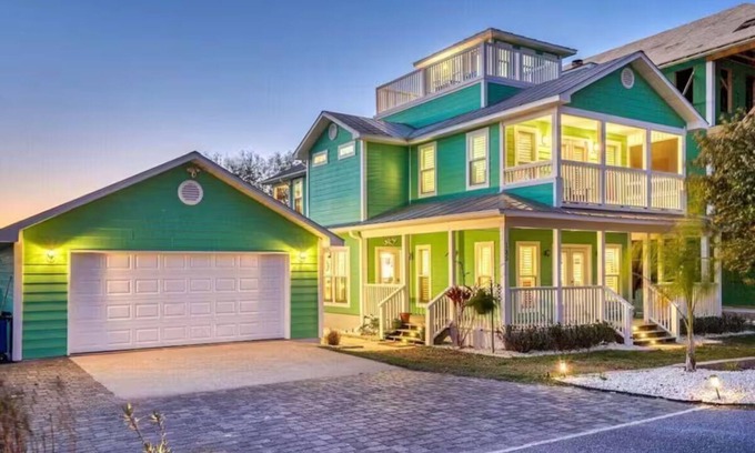 Dune Allen Beach House | Private Heated Pool | 6Seater Golf Cart | Gameroom