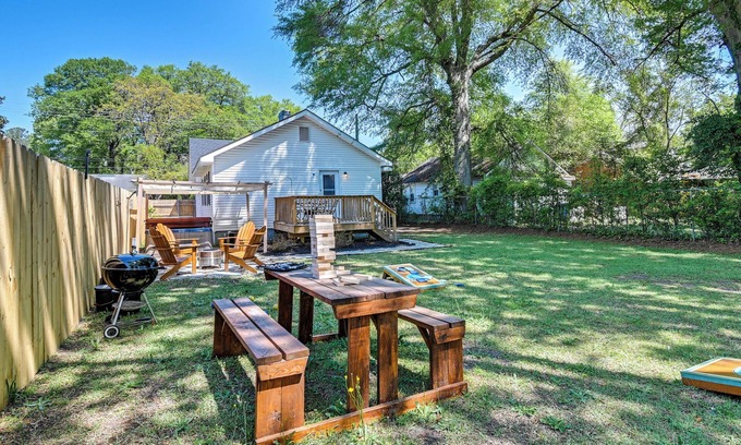 Terry Sanford Cottage | Private Hot Tub & Cold Plunge: Fayetteville Gem!