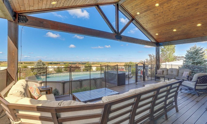 Weld County House | Private Hot Tub + Game Room: Keenesburg Getaway!