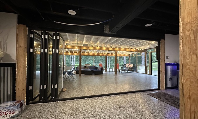 Niles House | Private lower level of log cabin home