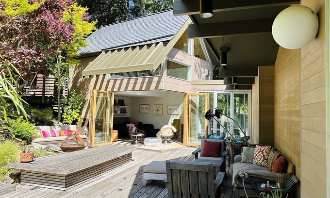 Tamalpais-Homestead Valley House | Private Mountain Retreat, yet 5 mins from everything. Live the Marin lifestyle.