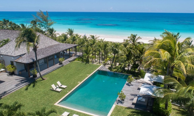 Dunmore Town House | Private Oceanfront Estate, Fully Staffed with Chef and Butler