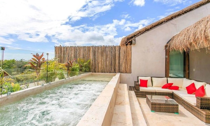 Zama Condo | Private Rooftop Pool Villa | Aldea Zama Gated